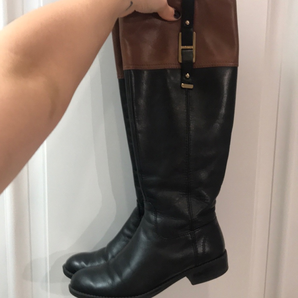 Tommy Hilfiger boots black and brown